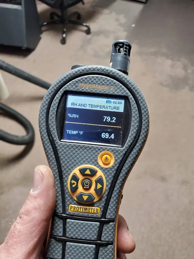 Moisture meter humidity assessment for Mold Remediation & Removal in Hercules