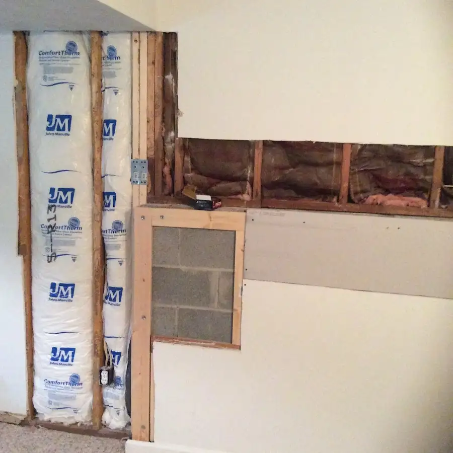 Wall insulation replacement during Structural Drying in Hercules